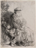 Rembrandt Harmensz. van Rijn / Abraham Caressing Isaac / about 1637