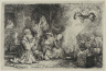 Rembrandt Harmensz. van Rijn / The Angel Departing from the Family of Tobias / 1641