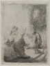 Rembrandt Harmensz. van Rijn / Christ Disputing with the Doctors: Small Plate / 1630