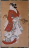 Miyagawa Choshun / Female Dancer / about Hoei (1704-1711) or early Kyoho (1716-1736) era