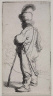 Rembrandt Harmensz. van Rijn / Polander Leaning on a Stick / about 1632