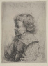 Rembrandt Harmensz. van Rijn / Portrait of a Boy, in Profile / 1641