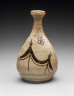 Artist not recorded / Sake bottle with design of drying nets / 17th century