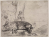 Rembrandt Harmensz. van Rijn / The Hog / 1643