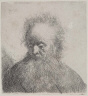 Rembrandt Harmensz. van Rijn / Old Man with a Flowing Beard: Bust / 1631