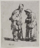 Rembrandt Harmensz. van Rijn / Two Beggars, a Man and a Woman, Conversing / 1630