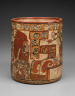 Artist not recorded / Cylinder vase / A.D. 650-800