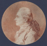 Charles Nicolas (p??re) Cochin / Portrait of a Man in Profile / not dated