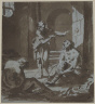 Christian Gottlieb Mietsch / Prison Scene with Three Figures / not dated