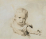 James Goodwyn Clonney / Baby Reaching (Study for OFFERING BABY A ROSE) / about 1857