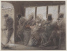 Honoré Daumier / An Omnibus During Flu Season (Un Omnibus en Temps de Grippe) / about 1858