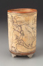 Artist not recorded / Cylinder vase / A.D. 680-750