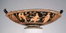 Perrone-Phrixos Group / Knob-handled patera / 340-330 B.C.