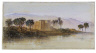 Edward Lear / Kalabshe, Nubia on the Nile / 19th Century