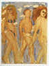 Lester Johnson / Three Bathers / about 1989