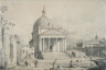 Canaletto / Veduta Ideata with San Simeone Piccolo / c. 1735
