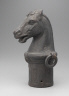 L. Dean / Horse's Head Hitching Post Cap / 1875/1900