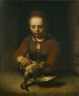 Barent Fabritius / Young Girl Plucking a Duck / c. 1645