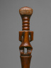 Zaire, Songe / Staff with Standing Male Figure / 19th-20th century