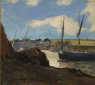 Odilon Redon / The Port of Morgat / 1882