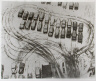 László Moholy-Nagy / Parking lot Chicago (tirée de l'album «Sans titre», 1920 - 1939) / 1938 (tirage de 1973)