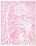 Chuck Close / Self Portraits / Scribble / Etching Portfolio / 2001