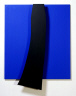 Ellsworth Kelly / Black over Blue / 1963