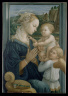 Ansiglione / VIRGIN AND CHILD WITH AN ANGEL: print after a painting by Fra Filippo Lippi / 1877