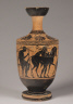 Greece, late 6th Century BC / Black Figured Lekythos / 525-500 BC