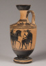 Greece, late 6th Century BC / Black Figured Lekythos / 525-500 BC