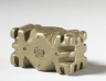 Africa, Ghana, Asante, 19th century / Weight for Measuring Gold (mmramoo):  Geometric / 1800s