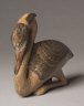 Greece, Eastern Province / Perfume Bottle in the Shape of a Heron / 580-550 BC