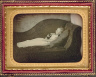 Unidentified Photographer / Dead Child On a Sofa / c. 1855