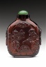 China / Snuff Bottle with Fishermen / Late Qing dynasty, about 1800-1911