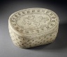 China, Hebei Province, probably Julu County / Small Headrest (Zhen) with Baby and Duck / Middle Northern Song dynasty, about 1000-1100