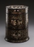 China / Circular Cosmetic Box with Figures in Landscape / Late Ming dynasty, circa 1550