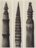 Karl Blossfeldt / Equisetum Hyemale (Rough Horsetail), Equisetum Telmateia  (Great Horsetail), and Equisetum Hyemale (Rough Horsetail) / 1928 or  earlier