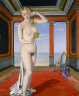 Paul Delvaux / Woman with a Mirror / 1945