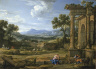 Pierre (the Elder) Patel / Landscape with the Rest on the Flight into Egypt / 1662