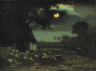 Horatio Walker / Sheepyard, Moonlight / 1906