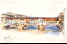 George Elbert Burr / Ponte Vecchio, Florence / 1900