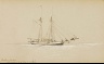 George Elbert Burr / Lumber Boat, Mackinac / 1886