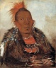 George Catlin / Wah-ro-née-sah, The Surrounder, Chief of the Tribe / 1832