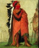 George Catlin / Eé-hee-a-duck-cée-a, He Who Ties His Hair Before / 1832