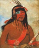 George Catlin / O-tá-wah, The Ottaway, a Warrior / 1835