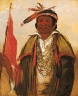 George Catlin / Ke-chím-qua, Big Bear / 1830