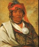 George Catlin / Ye-hów-lo-gee, The Cloud, a Chief / 1838