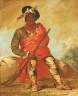 George Catlin / Eteh-ée-fix-e-co, Deer Without a Heart, a Chief / 1838