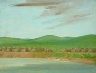 George Catlin / Arikara Village of Earth-Covered lodges, 1600 Miles above St.  Louis / 1832