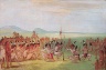 George Catlin / Eagle Dance, Choctaw / 1835-1837